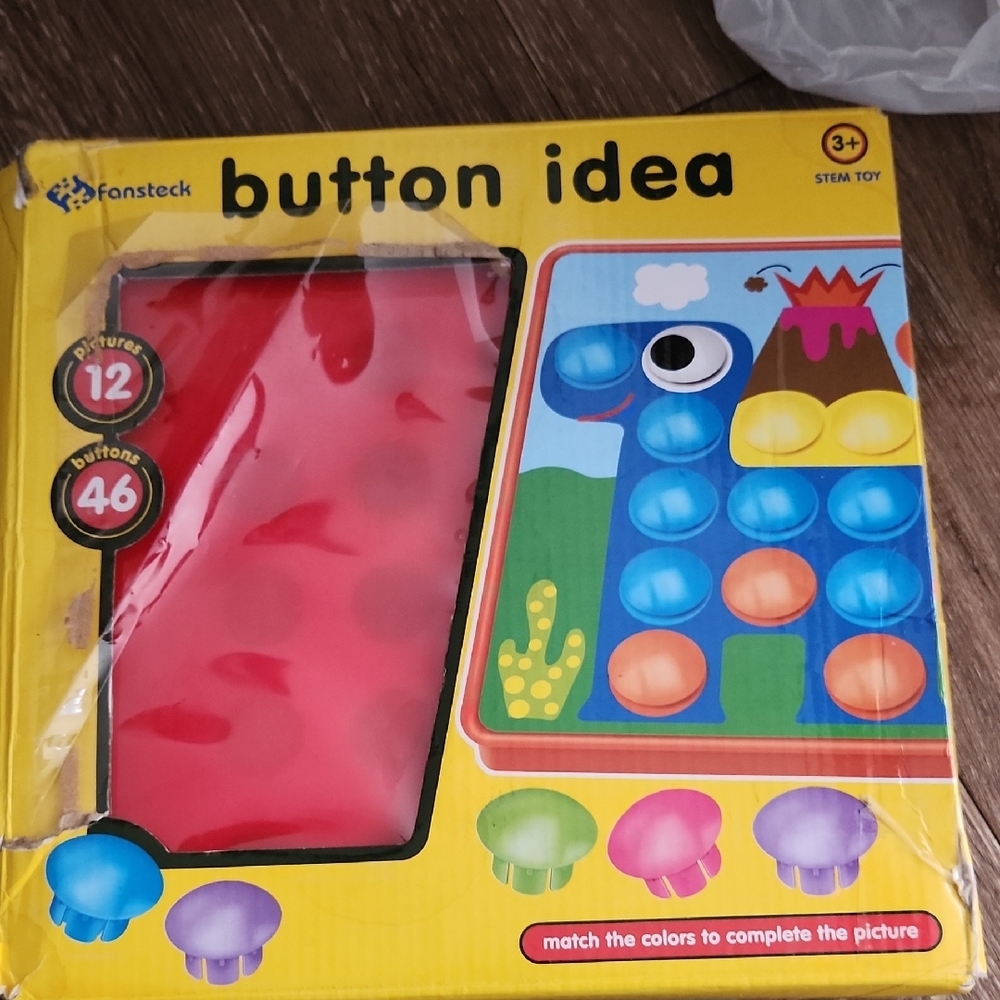 Button Idea Kids Toy - Colorful Matching Game